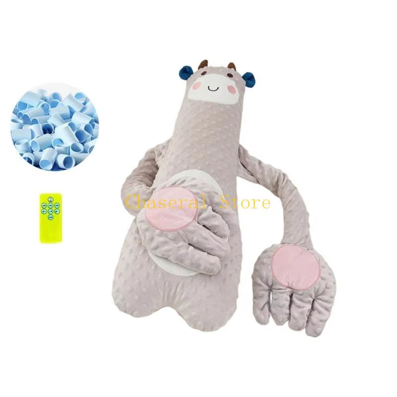 E7CE Portable Baby Sleep Patter Pacify Hand Doll Built in Music Function or Not