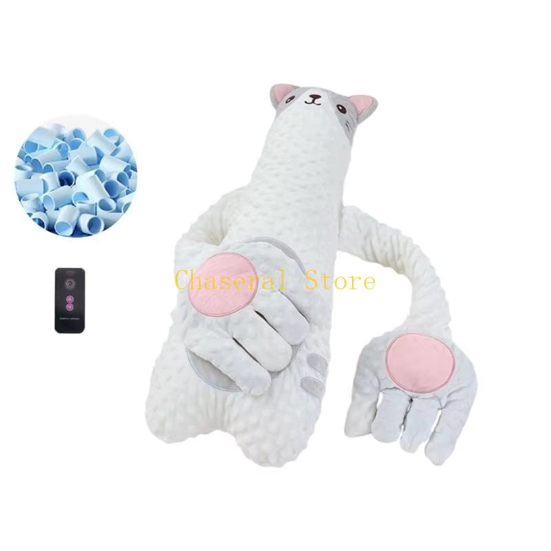 E7CE Portable Baby Sleep Patter Pacify Hand Doll Built in Music Function or Not